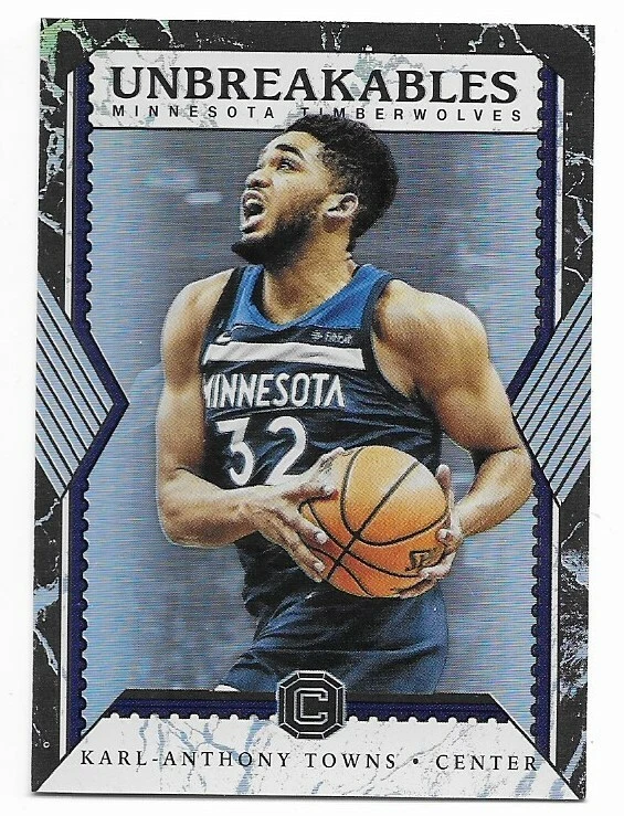 2017-18 Cornerstones Unbreakables- Karl Anthony Towns Minnesota Timberwolves  - Image 1 of 1