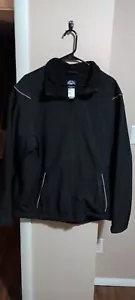 Polar King by Key Jacket Black Fleece Lined Mens Size Large Full Zip - Picture 1 of 10