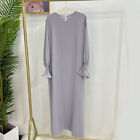 Modest Muslim Abaya Prayer Khimar Long Maxi Dress Dubai Kaftan Arabic Ramadan