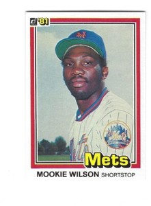 1981 Donruss #575 Mookie Wilson