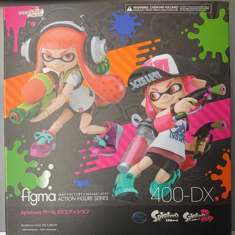 Max Factory Figma Splatoon 1 & 2 Splatoon Girl DX Edition Action Figure Japan Cover