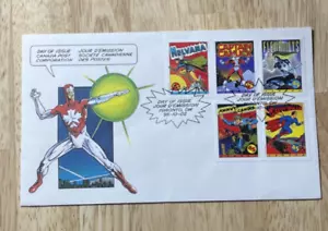 Canada Comic Series FDC October 2 1995 Superheroes Captain Canucks EE352 - Picture 1 of 2