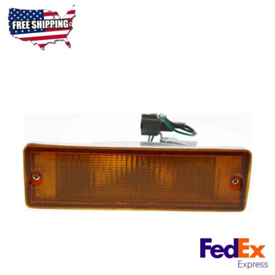 Luz de señal de giro lente ámbar frontal lado del conductor para Nissan Pathfinder D21 88-97 Foto 1 de 4