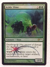 MTG 1x FOIL Acidic Slime FNM Promo Modern Magic the Gathering Card x1 LP