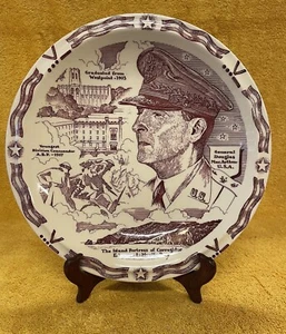 Vintage Vernon Kilns USA General DOUGLAS MACARTHUR Souvenir Collector Plate NICE - Picture 1 of 3