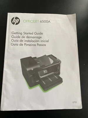Folleto de instrucciones HP Officejet 6500A "Guía de inicio" Foto 1 de 4