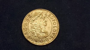 3 Kreuzer 1679 HALL Leopold I RDR  Silber " Erhaltung " W/23/1005 - Picture 1 of 2
