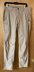 Eddie Bauer First Ascent Wanderhose Herren Khaki Braun Flex Stretch - 34 W 33 L - Bild 1 von 2