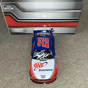Joey Logano signiert 1:24 2021 AAA Versicherung Druckguss NASCAR Auto COA - Bild 1 von 4