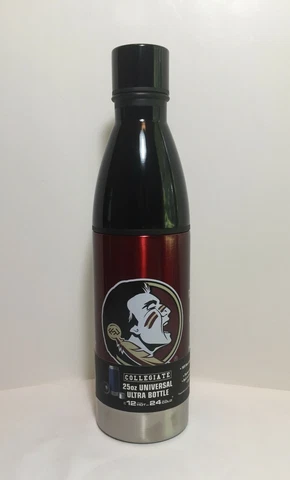 New Florida State Seminoles Boelter 25 oz Stainless Steel Water Bottle, NCAA Cover