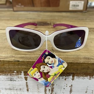 Disney Princess Kids Sunglasses GIRLS 100% UV Pink Sparkles Cinderella - Picture 1 of 3