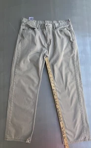 Levis Jeans 505 Boys Regular Sz 10 Regular W25x25L Khaki Adjustable Waist - Picture 1 of 8