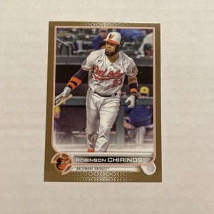 #US215 Robinson Chirinos Baltimore Orioles 2022 Topps Update Gold Parallel /2022