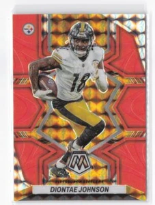 2022 Panini Mosaic Diontae Johnson #165 Mosaic Reactive Orange Prizm - Picture 1 of 2