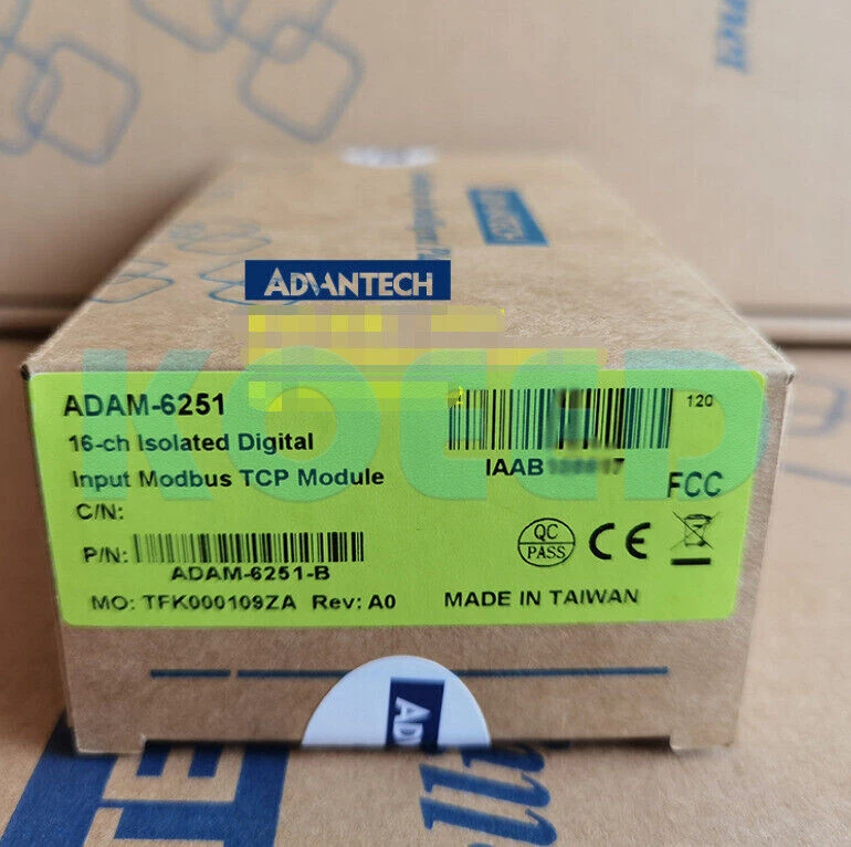 1PCS NEW Advantech ADAM-6251 ADAM-6251-B 16Ch Isolated Digital Input Module - Image 1 of 1