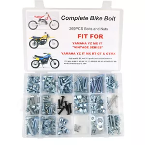 Engine Plastic Frame Exhaust Bolts Fit For Yamaha YZ IT Bolt Kit 125 175 200 250 - Picture 1 of 12