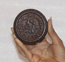 Old Iron Handcrafted Round Shape H.M Mercantile Measuring Weight 11806