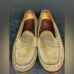 Seltene Hobson’s maßgefertigte handgefertigte Leder-Halbschuhe Größe 12 MADE IN ITALY - Bild 1 von 12