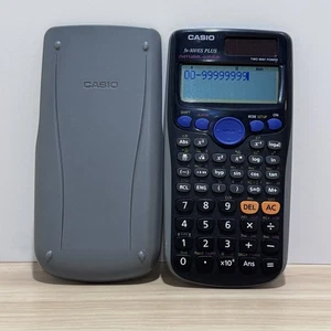 Casio FX-300ES Plus Calculadora Científica Solar con Cubierta Natural VPAM - Funciona - Imagen 1 de 11