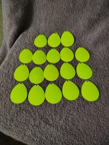 18 Colorado Spinner Blades Size 5 Chartreuse - Picture 1 of 5