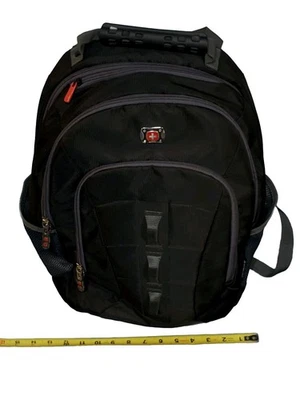 SWISSGEAR Mochila Laptop Tablet Acolchada Bolsillos con Cremallera Negra Foto 1 de 4