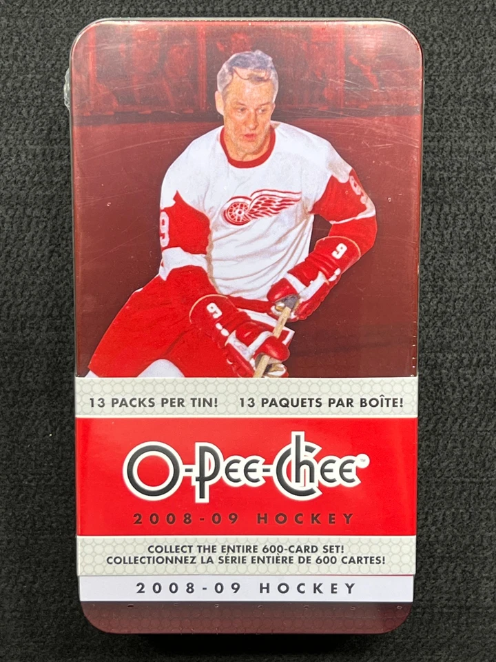 2008-09 O-Pee-Chee Hockey Factory Sealed Gordie Howe Tin, 13ct - Image 1 of 2