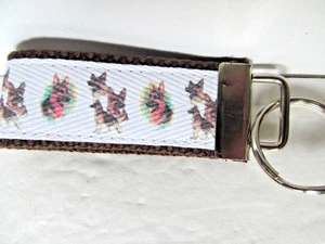 German Shepherd Key Chain or Key Fob. Handmade in USA. - Picture 1 of 4