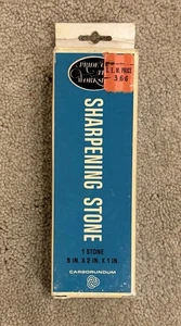 Vintage Carborundum No. 109 Sharpening Stone with Box 1x2x6” Pride of the Wrkshp - Picture 1 of 5