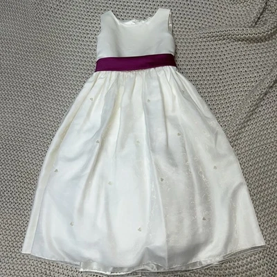 Marca Cenicienta Niñas Talla 10 Off White Flor Niña/Comunión Foto 1 de 4