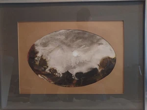 Susan Forsberg Trockel Gerahmtes Aquarell Abstrakt Gothic - Bild 1 von 22