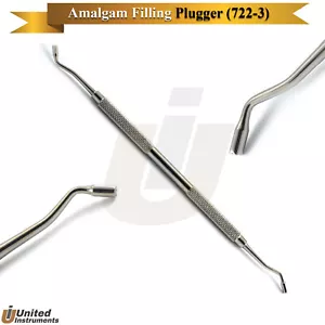 Dental Cavity Filling Instruments Amalgam Plugger 722-3 Composite Restorative CE - Picture 1 of 2