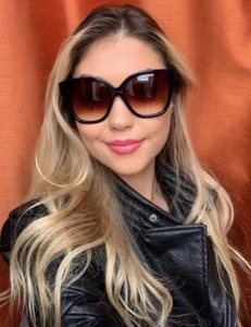 New DITA Blue Oversized 60mm Women's Sunglasses Japan - Picture 1 of 12