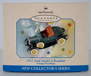 Hallmark Keepsake 1931 Model A Roadster Ornament 1998 Vintage Roadster Series - Picture 1 of 9