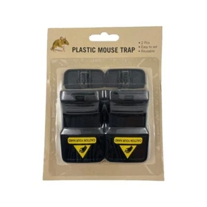 Plastic Mouse Trap - 2 Pack , Simple and easy to use , Value pack of 2 ,Resuable - Picture 1 of 2
