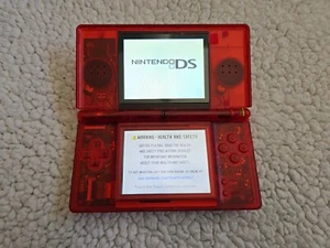 High Quality!!! Nintendo DS Lite Console Clear Red BRAND NEW Shell - Picture 1 of 1