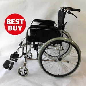 Ultra Lightweight Luxury ALUMINIUM Folding Wheelchair, Self-Propelled Chair   - Picture 1 of 12