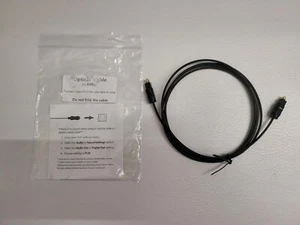 Optisches Audiokabel - Optical Cable - Lichtleiterkabel - Photo 1/2
