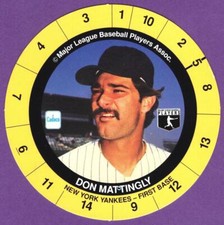 Don Mattingly New York Yankees 1993 Cadaco Game Disc (#40) Oddball Card