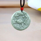 Jade Lotus Pendant Necklaces Necklace Jewelry Natural Charms Fish Luxury Green