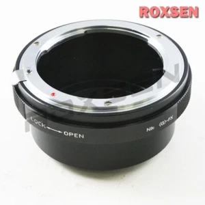 Nikon F mount G DX lens to Fujifilm X mount adapter FX X-Pro2 T1 T100 A1 E1 Pro3 - Picture 1 of 2