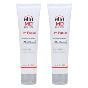 EltaMD UV Facial Broad Spectrum SPF 35 Face Sunscreen 3 oz 2 Pack - Picture 1 of 8
