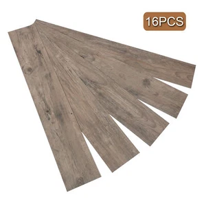 Vinyl Floor Planks Adhesive Floor Tiles 2.0mm Thick 16PCS 2.3SQM Odorless - Picture 1 of 9