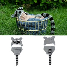 Newborn Baby Girl Boy Crochet Knit Costume Photo Photography Prop Hats Outfits