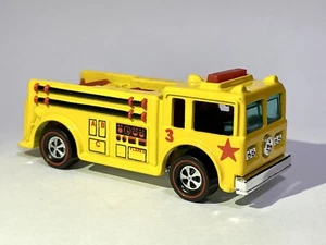 Vintage CUSTOM MADE REDLINE Hot Wheels Fire Eater Truck 1987 Yellow 😎😎 - Picture 1 of 10