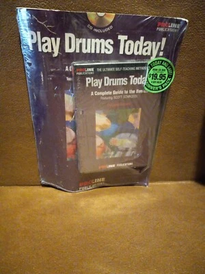 Proline Play Drums Today! (Book/DVD Pack) [Sheet music] Proline **NEW SEALED** - Image 1 of 2