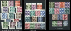 BRD 846 - 859 VB, Ecke 3, OR, Viererblock **, bitte auswaehlen! #g664 - Picture 1 of 4