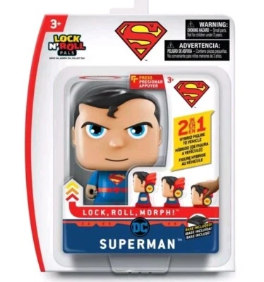 DC Superman Lock N Roll Hybrid Figure To Vehicle - Image 1 of 3