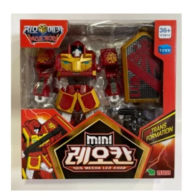 Geo Mecha Beast Guardian MINI GEO MECHA LEO KHAN Transforming Robot - Image 1 of 4
