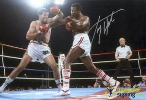 Larry Holmes Hand Signed 18x12 Autographed Boxing Photo PROOF & COA - Picture 1 of 1
