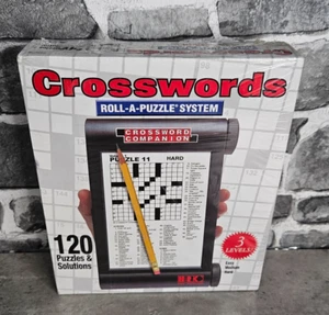 Crosswords Roll A Puzzle System 120 puzzles & solution 3 levels New Sealed - Picture 1 of 4